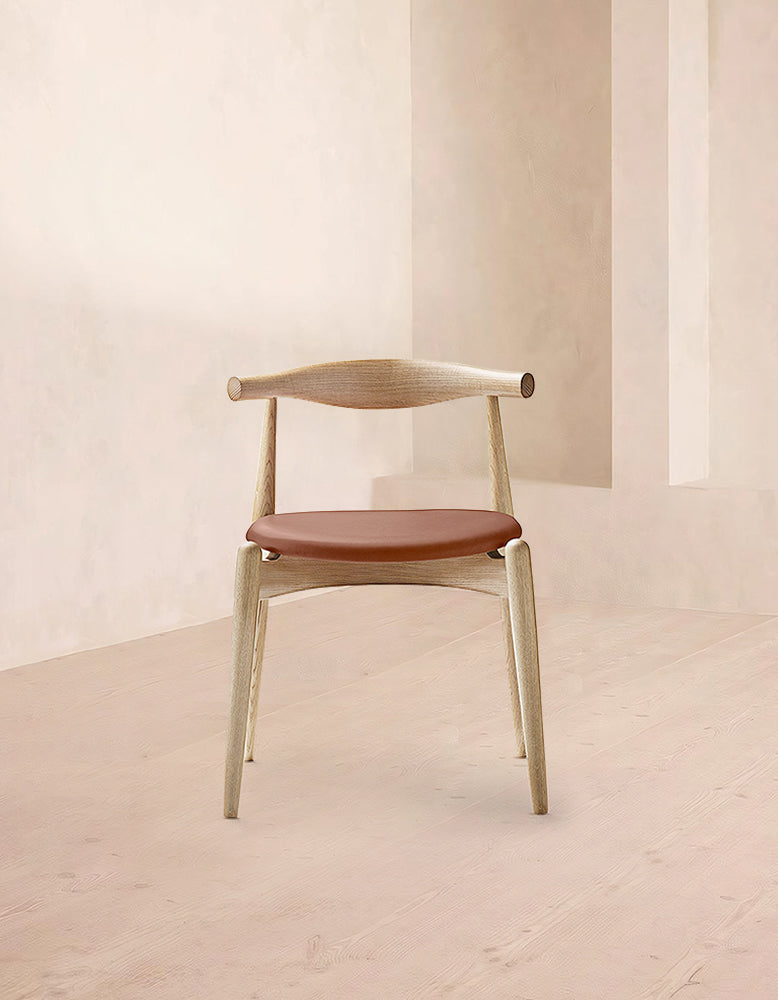 Carl Hansen & Son CH20 Elbow Dining Chair - Leather