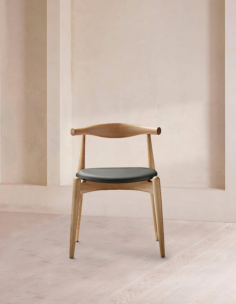 Carl Hansen & Son CH20 Elbow Dining Chair - Leather