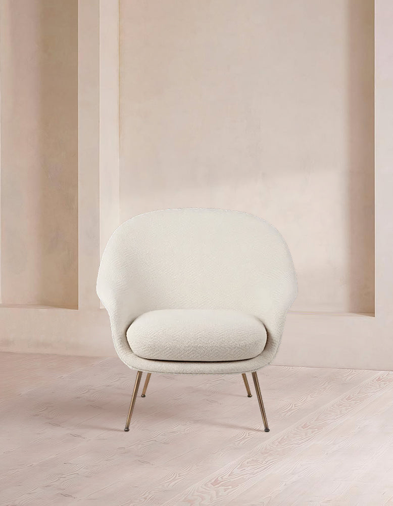 Gubi Bat Lounge Chair Fully Upholstered