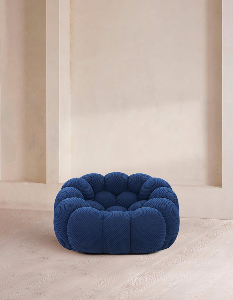 Bubble Armchair/ Lounge Chair, Blue