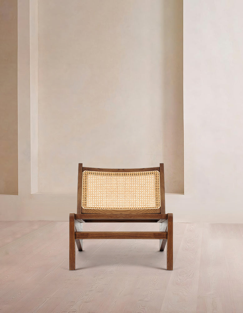 Pierre Jeanneret Kangaroo Armchair, Walnut