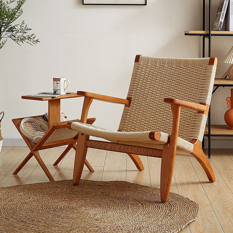 Hans CH25 Lounge Chair, Oiled Oak, Natural CordDescription



The CH25 oak armchair designed by Hans Wegner in the Mobelaris style is highly comfortable and crafted from solid oiled oak wood. This rattan armchair