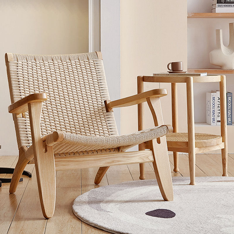 Hans CH25 Lounge Chair, Oiled Oak, Natural CordDescription



The CH25 oak armchair designed by Hans Wegner in the Mobelaris style is highly comfortable and crafted from solid oiled oak wood. This rattan armchair