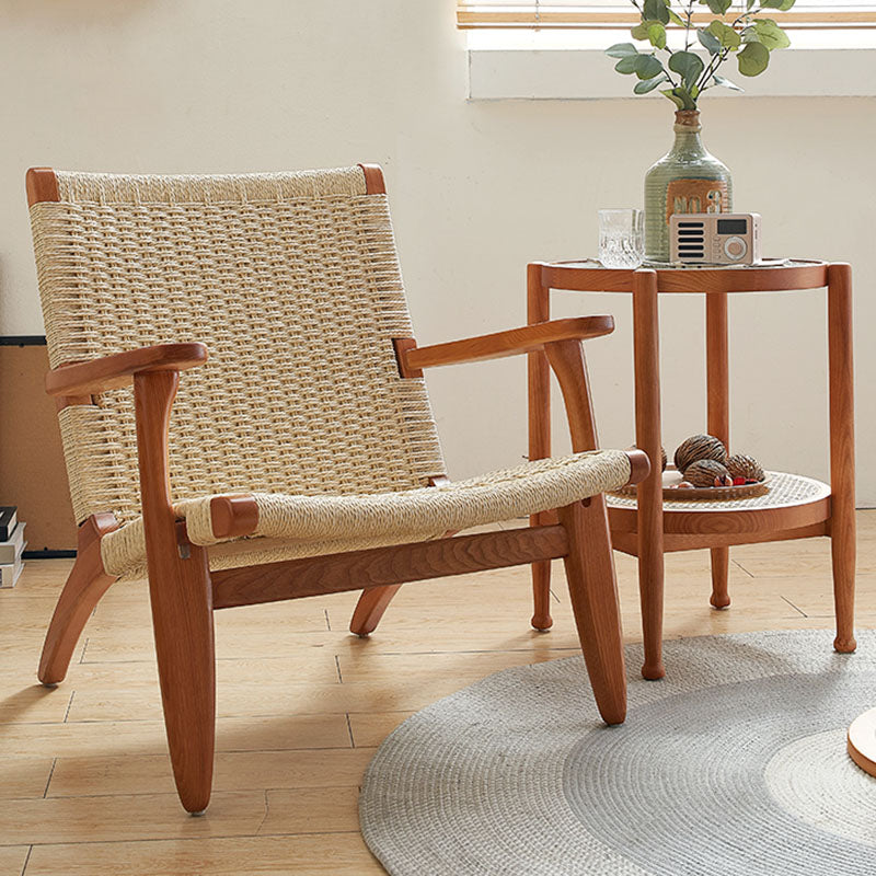 Hans CH25 Lounge Chair, Oiled Oak, Natural CordDescription



The CH25 oak armchair designed by Hans Wegner in the Mobelaris style is highly comfortable and crafted from solid oiled oak wood. This rattan armchair