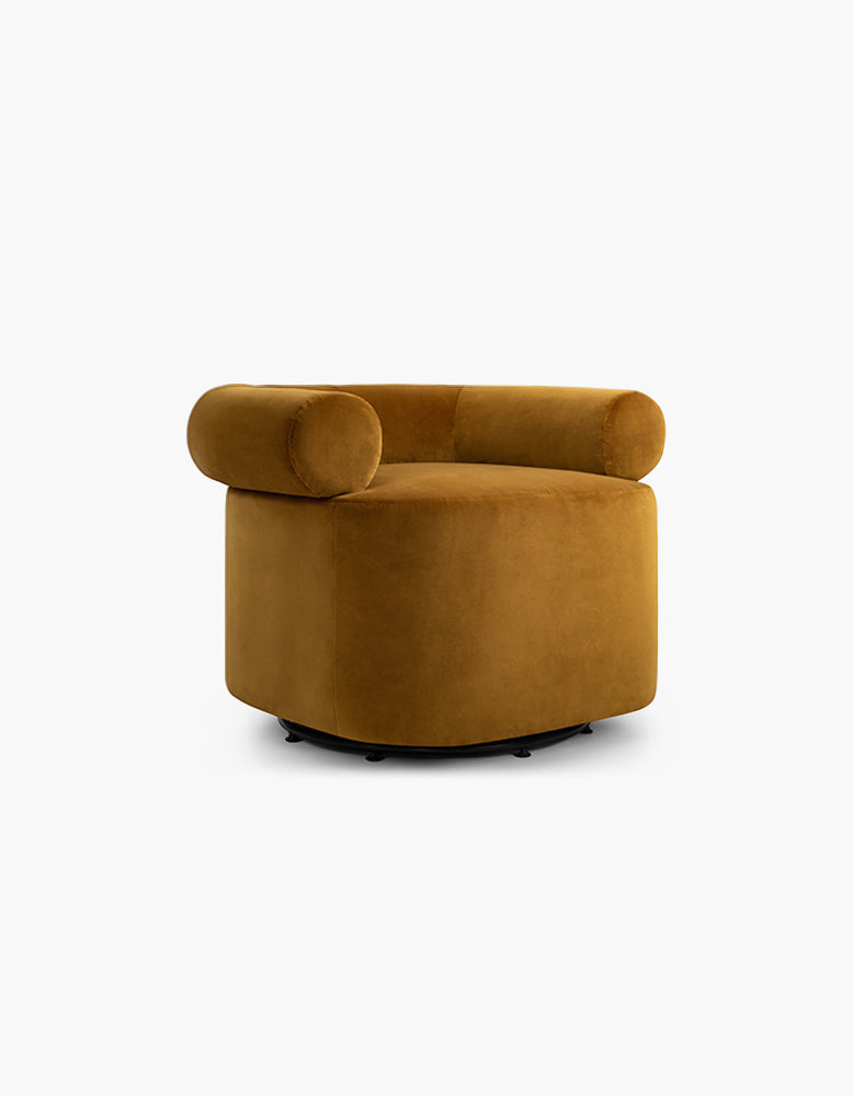 Huggy Armchair, Caramelized Velvet