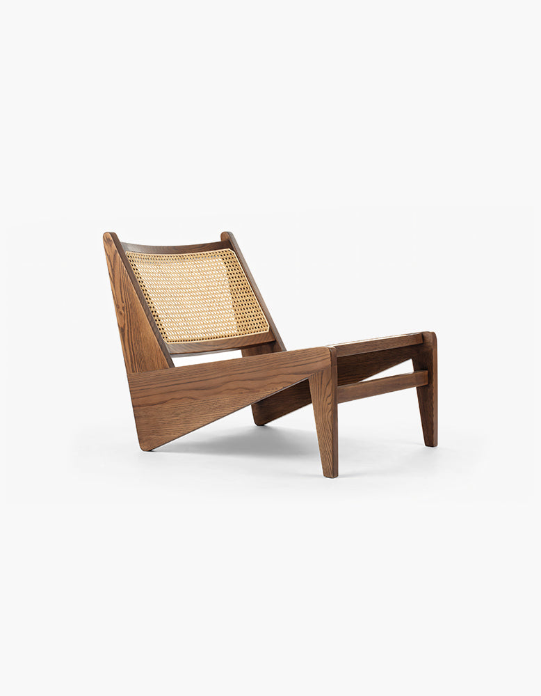 Pierre Jeanneret Kangaroo Armchair, Walnut