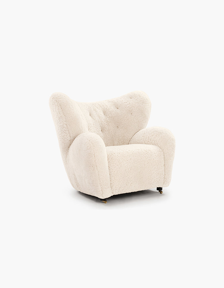 Tired Man Armchair, Sheepskin