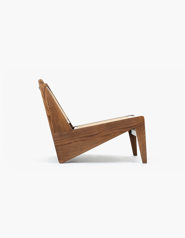 Pierre Jeanneret Kangaroo Armchair, Walnut