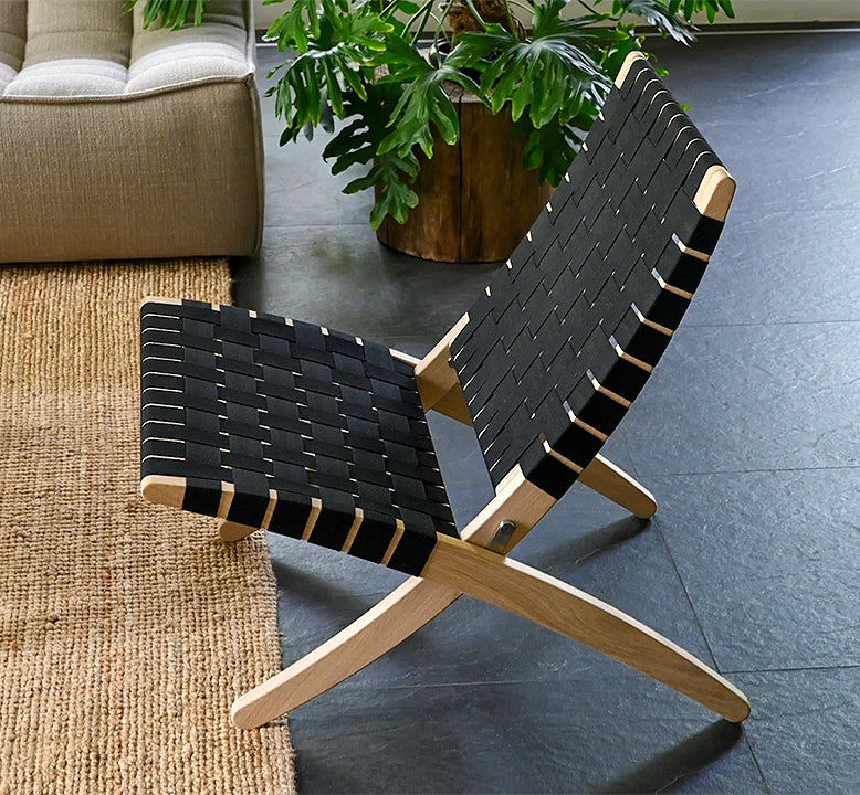 Carl Hansen & Son MG501 Cuba Lounge Chair Cotton Webbing