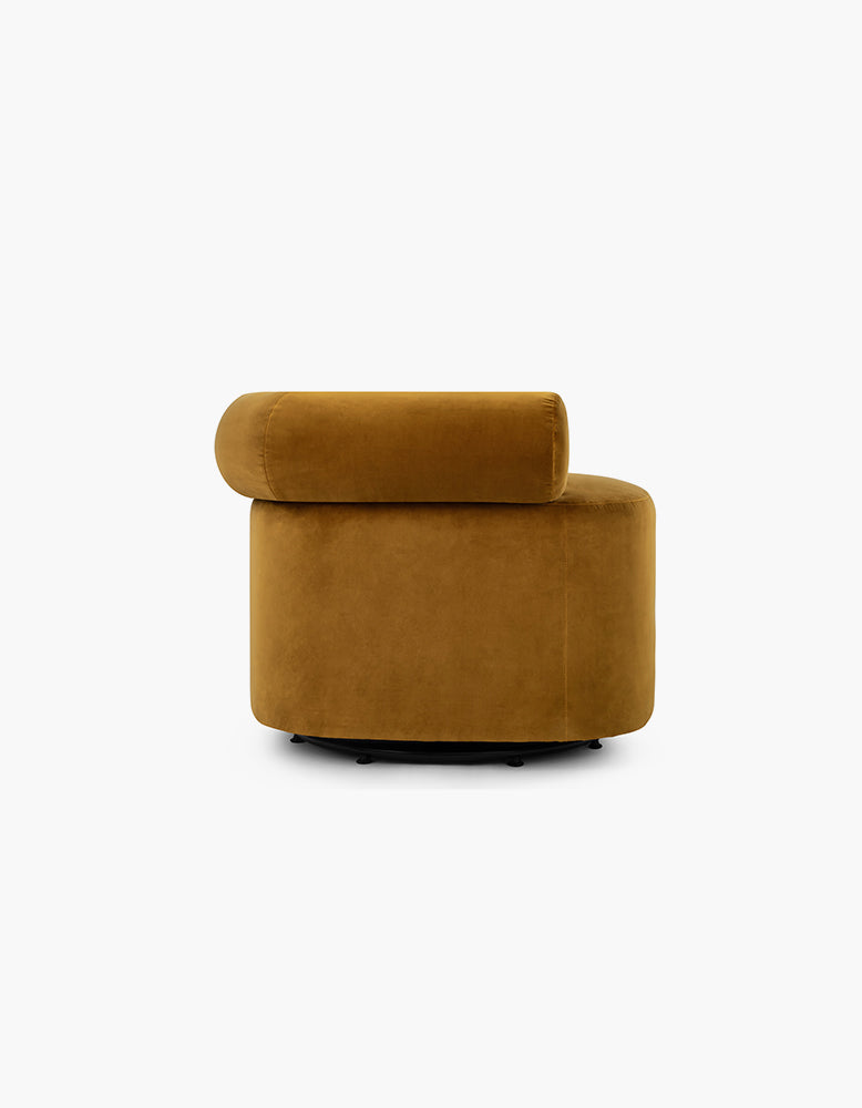 Huggy Armchair, Caramelized Velvet