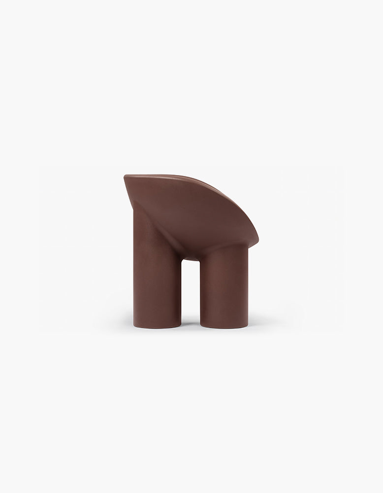 Roly Poly Armchair Chair, Chocolate