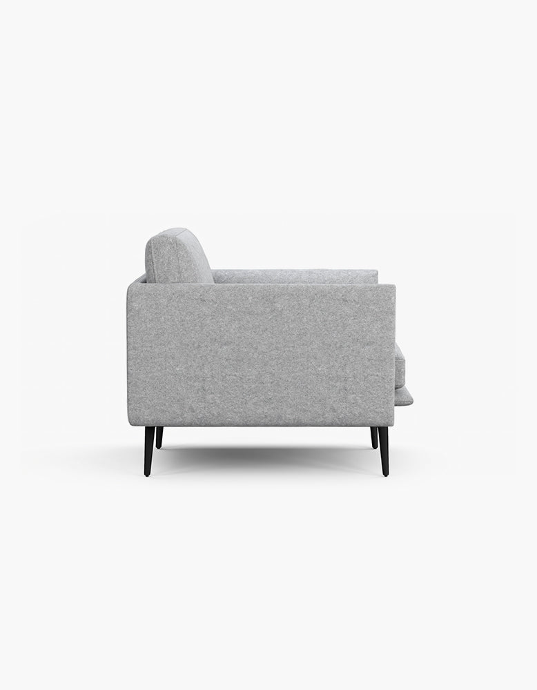 Toriko Lounge Chair, Grey