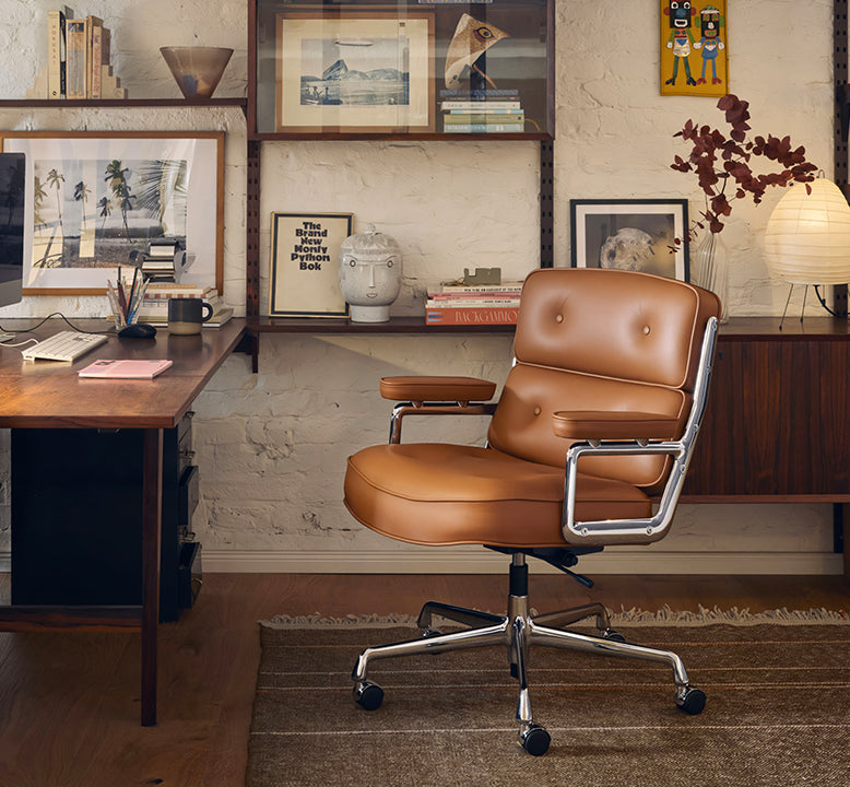 Eames Lobby Office Chair, Black