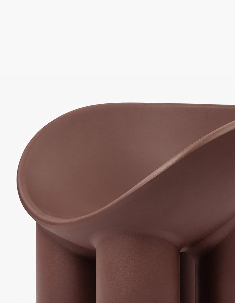 Roly Poly Armchair Chair, Chocolate