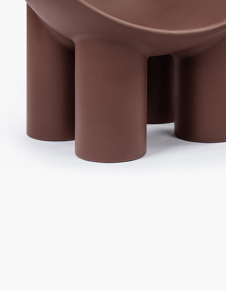 Roly Poly Armchair Chair, Chocolate