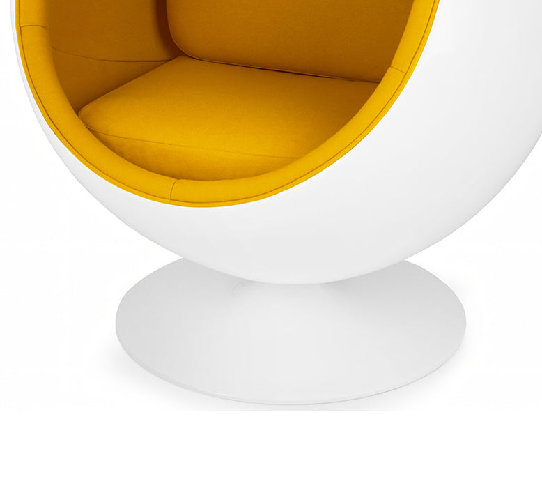 Arne Jacobsen Egg Pod Chair, Linen Armchair