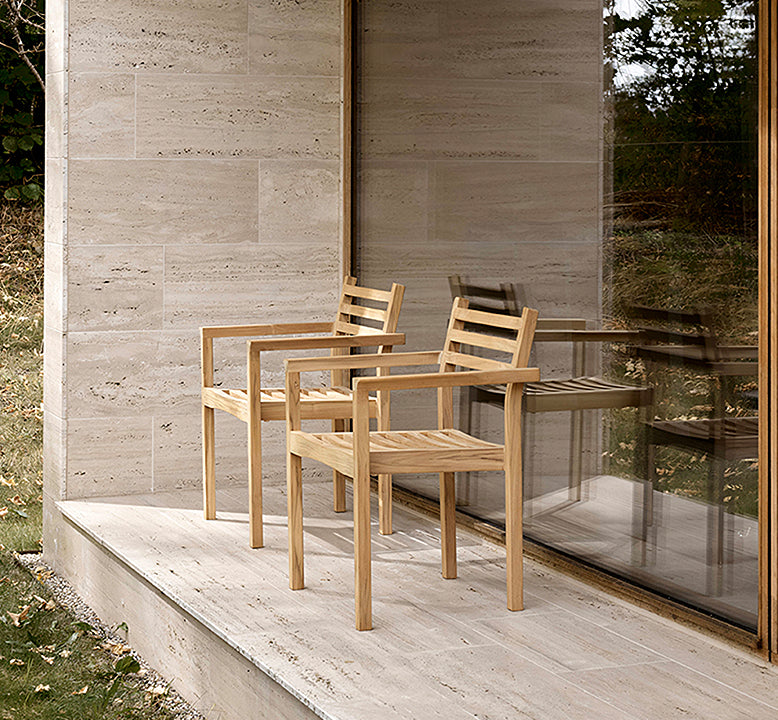 Carl Hansen & Son AH501 & AH502 Outdoor Dining Chair