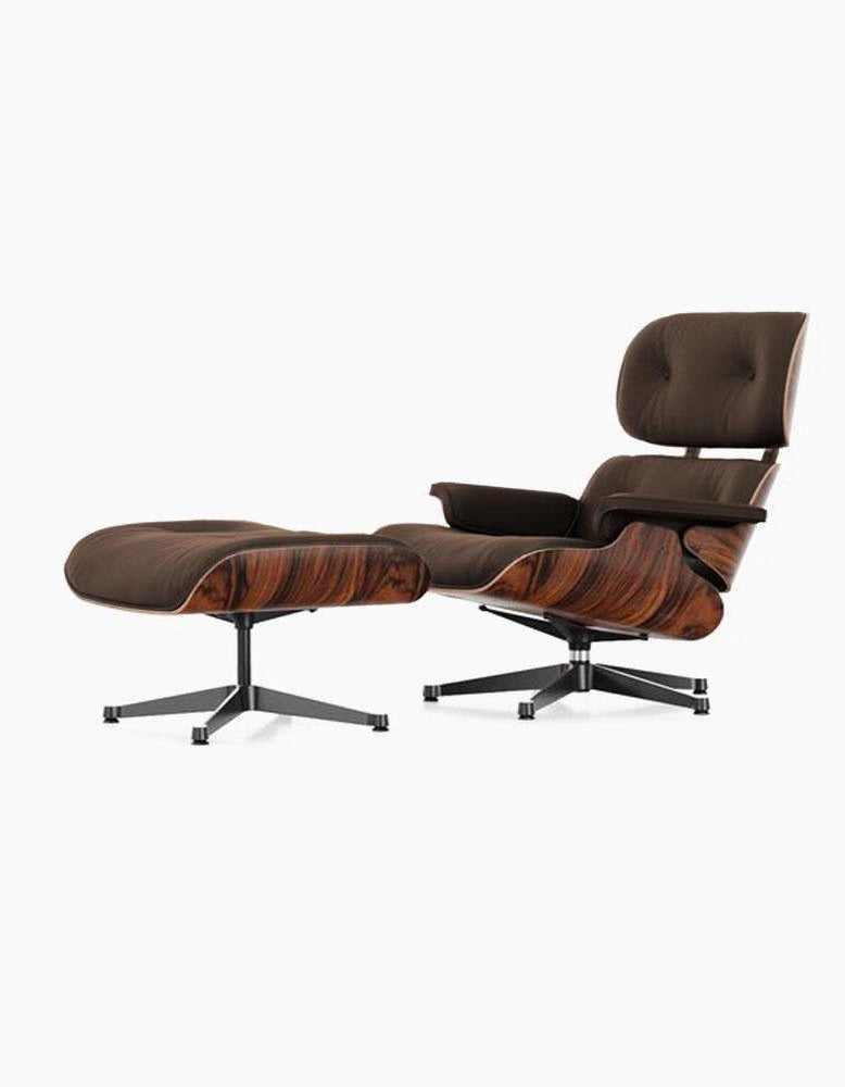 Eames Style Lounge Chair & Ottoman