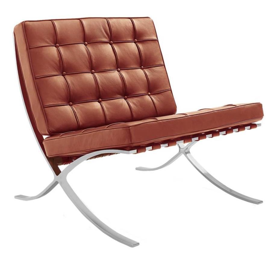 Modern Barcelona Chair And Footstool, Brown LeatherDescription



The Barcelona Style brown leather armchairs uk is a highly sought-after piece of furniture that has become a modern classic. It is a mid-century style