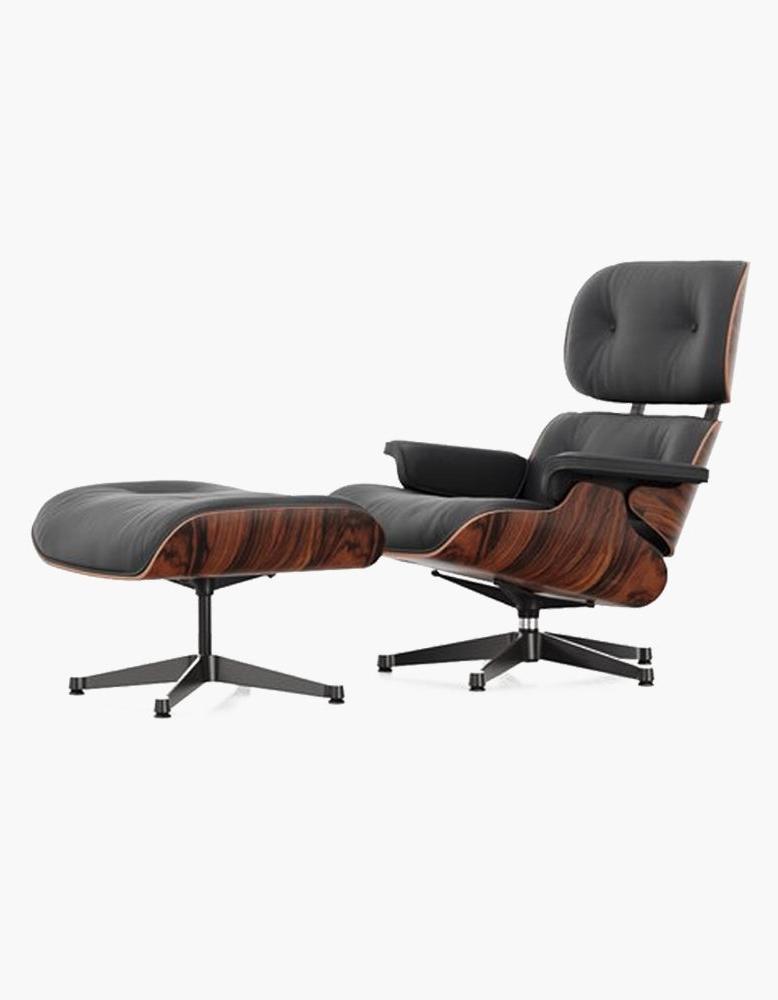 Eames Style Lounge Chair & Ottoman